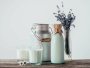 fresh, milk, flowers