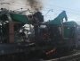 На Днепропетровщине дрон попал в локомотив пассажирского поезда