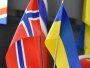Флаги Норвегии и Украины