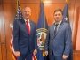 Виталий Ким встретился с американским коллегой Дагом Коллинзом