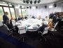Лідери країн "Великої сімки" та президент України Володимир Зеленський під час зустрічі на саміті у Франції, 16 червня 2026 року